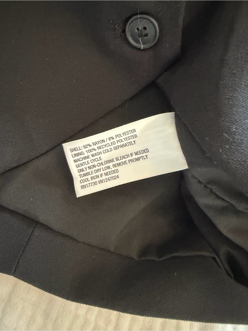 Women’s a new day Black Classic Button Tailored Vest - Picture 6 of 8
